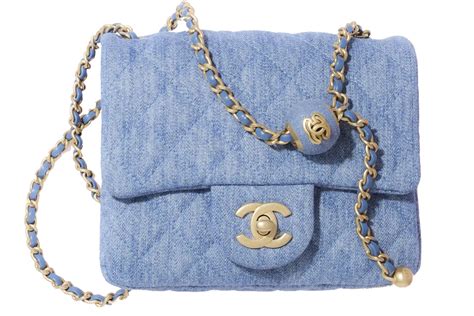 blue chanel mini flap|Chanel mini flap review.